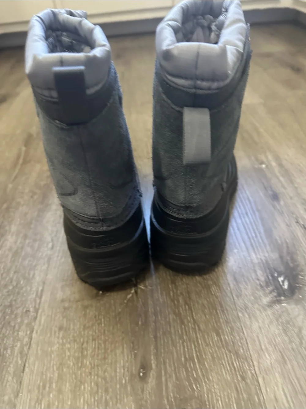 The North Face Red Fleece-Lined Insulated Boot Interior